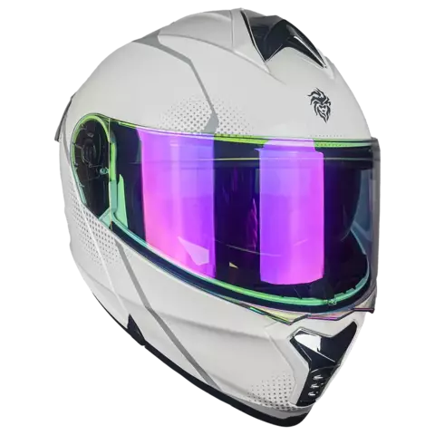 KOV CASCO THUNDER WAVES BLANCO L