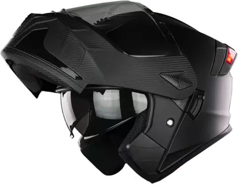 KOV CASCO TURBO NEGRO MATE LED XL