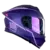 KOV CASCO THUNDER WAVES MORADO CON LED S