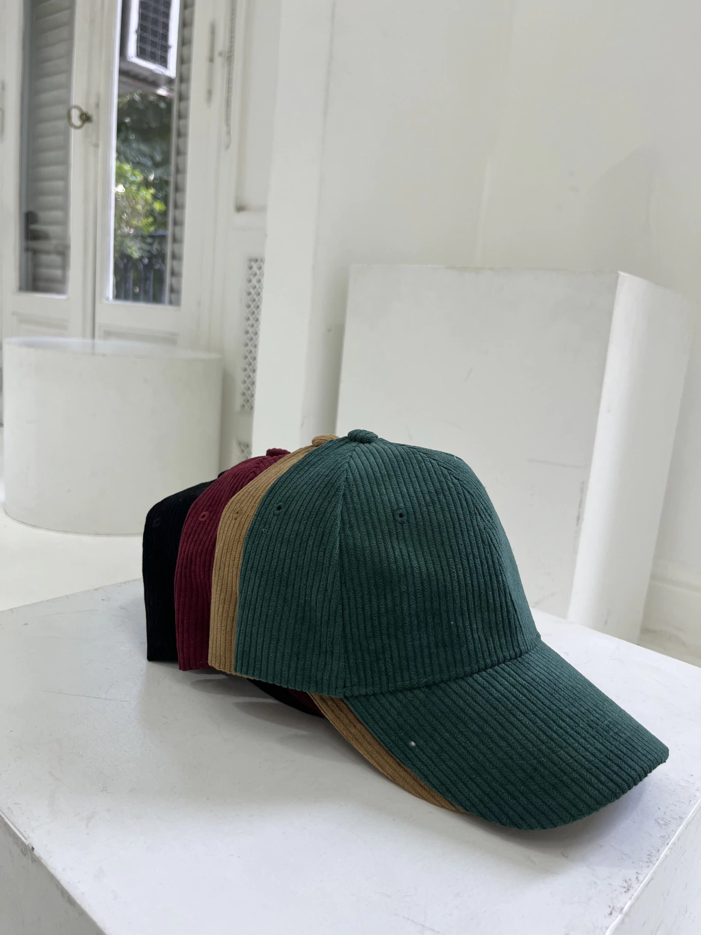 Gorra Corderoy Verde