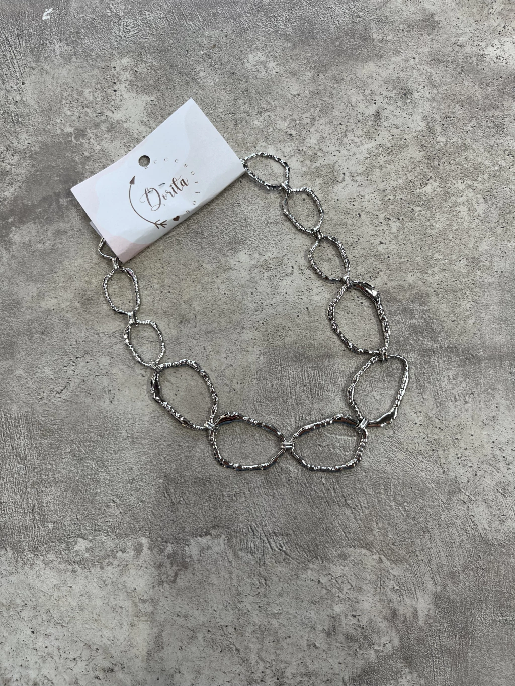 Collar Morgan Plateado