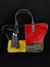 Cartera peluche cuadrados - comprar online