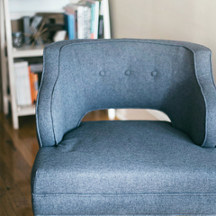 Lidi Armchair Linen Navy Blue - buy online