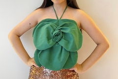 CROPPED DE FLOR VERDE