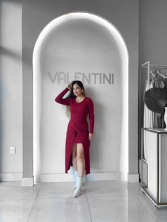 VESTIDO KYARA MARSALA - comprar online