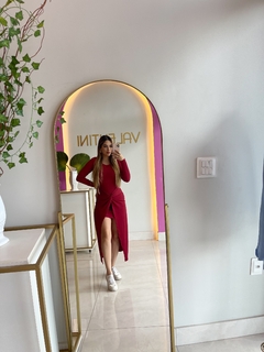VESTIDO KYARA MARSALA na internet