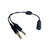 Cabo Adaptador Headset U174 para DUAL PLUG