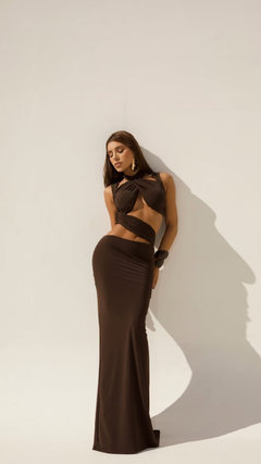 Vestido Diamond Coffe