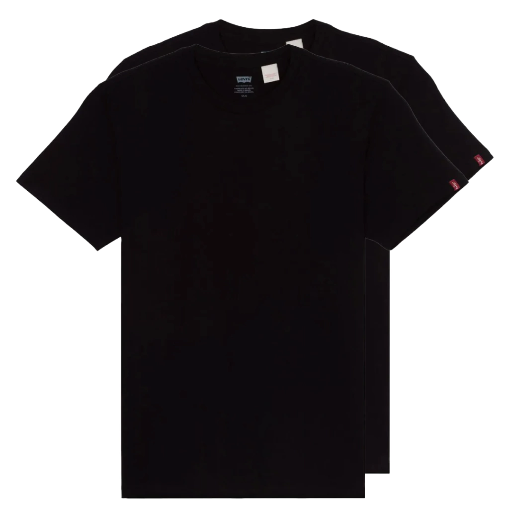 Kit 2 Camisetas Básicas Masculina Levi´s - Preto