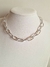 Choker Correntaria Prata Lon