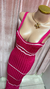 Vestido Tricot Rosa - Sempre Diva Modas