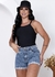 Shorts com Lycra levanta bumbum mescla - comprar online