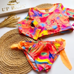 Conjunto de Banho Dinos Menina na internet