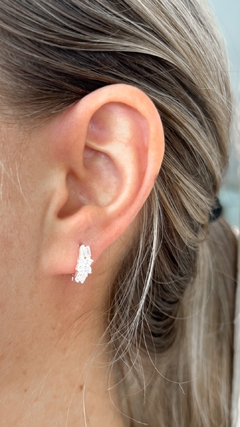 Argollas con cubics por par - comprar online