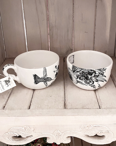 Imagen de Tazon de ceramica modelo botanico