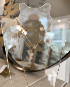cadena de oro con cubic