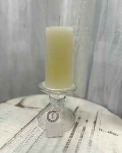 Porta velas de vidrio