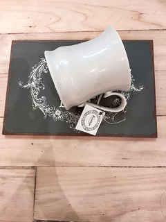 Jarro de porcelana blanca - Kositas