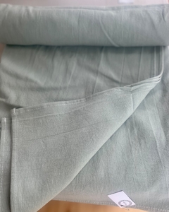 Manta de tusor color verde claro - comprar online