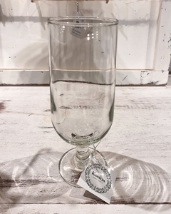 Copa de vidrio.