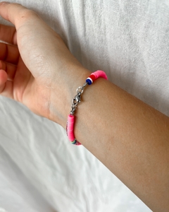 Pulsera rosa flúor - comprar online