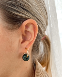 Argollas con Piedras Naturales - comprar online