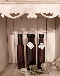 Aceitera de vidrio ámbar - comprar online