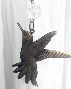 Peso de mantel picaflor bronce