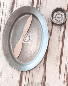 Fuente de peltrina oval - comprar online