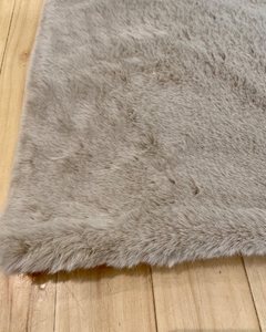 Alfombra pelo corto beige 120x180cm