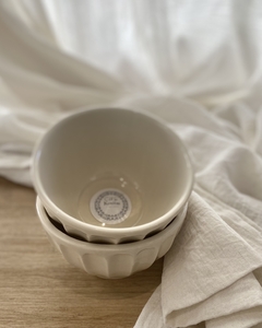 2 compoteras de ceramica natural