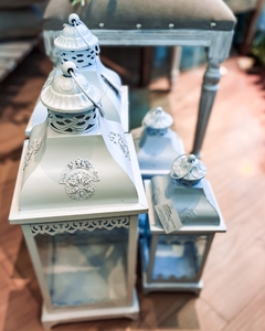 Farol blanco 30 cm