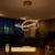 Imagen de Lámpara Colgante LED Moderna Asimetrica con Dimer y Control Remoto, Knot