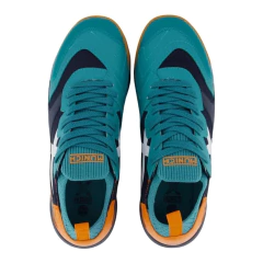 Imagem do Chuteira Futsal Munich Gresca 2.0 Original Adulto e Juvenil Verde/Laranja