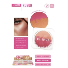 Pink21 rubor blush duo 2en1 en polvo CS5002