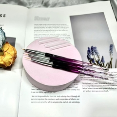 SET PINCEL LINER VIOLETA 3PCS