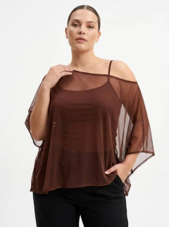 912 - Poncho Padova de Tul - tienda online