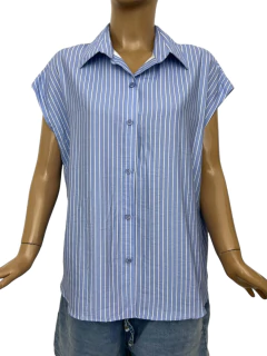 Imagen de 769RWD - Camisa Wendy Rayada Sin Mangas
