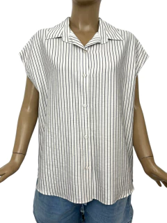 769RWD - Camisa Wendy Rayada Sin Mangas - comprar online