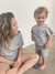 PIJAMA COME TOGETHER KIDS GRIS - INDAHOUSE
