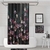 Cortina para baño de poliéster estampado - Black - comprar online