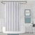 Cortina de baño Jacquard - líneas verticales - comprar online