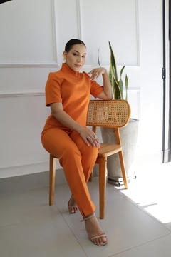 Imagem do CONJUNTO ALFAIATARIA LARANJA