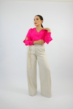 BLUSA BRANCA MANGA LONGA - loja online