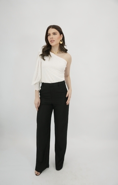 BLUSA OMBRO UNICO OFF WHITE - loja online