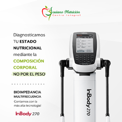 1era Consulta Presencial con Nutricionista del equipo + InBody 270 + Plan Alimentario - comprar online