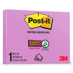 Post IT Roxo 76x102mm 90 Folhas
