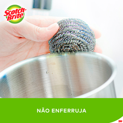 Esponja Scotch brite spiral ball 1 unidade - STORE do Brasil | Distribuidora 3M | Linhas 3M e Scotch Brite à pronta entrega