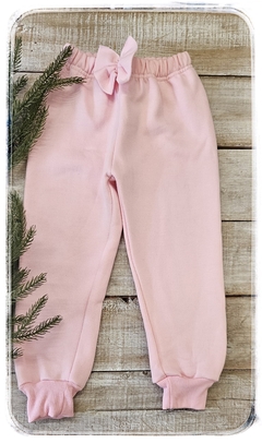 Pantalón moño joggers algodón frizado