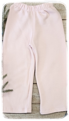 Pantalón wide leg algodón frizado